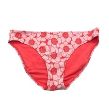 Aerie Bikini Bottom Hipster Brief Floral Pink Red XL