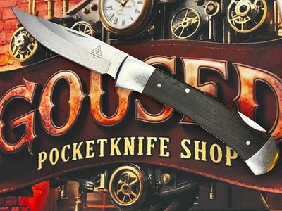 [1238] Lone Wolf Knives 40021 Folder Taschenmesser Lockback Holzgriff