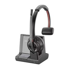 Poly Savi 8210 Office Wireless DECT Headset Single Ear connect to PC/Mac