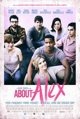 About Alex 2014 2 Filmposter Kunstdruck Lounge minimalistische ästhetische Illustration