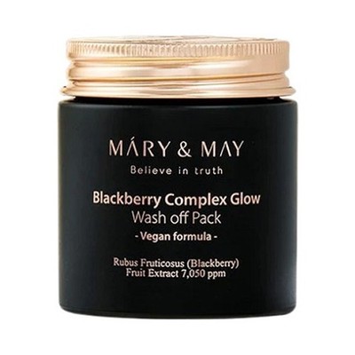 MARY & MAY Vegan Blackberry Complex Glow Wash Off Pack 125G