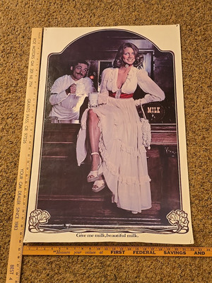 Vintage Milk Poster Funny Give Me Milk Beautiful Milk Dairy Farmers Of Oregon