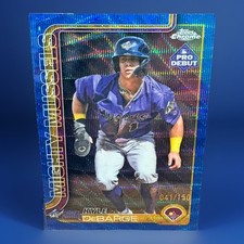 2025 Topps Pro Debut Chrome Kyle DeBarge Blue Refractor /150 Minnesota Twins