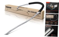 Outlet Lower Engine Oil Cooler Line Hose Assembly Compatible with Chevrolet