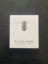 Plaud NotePin AI Voice Recorder, Transcribe & Summarize, 64GB, Gray