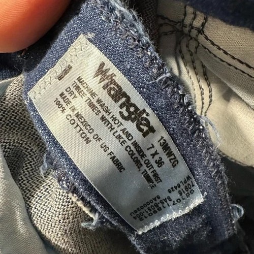 Wrangler Vintage Damen High Rise Jeans Blau 7 Made in Mexico - Bild 6 von 8