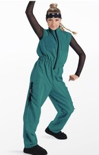 Weissman Wind It Up Hip Hop Dance Costume Jumpsuit Jade Green Girls/Womens AS
