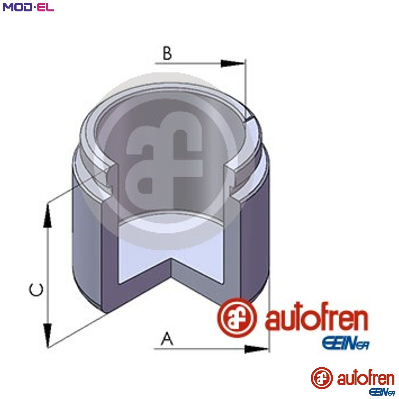 PISTON BRAKE CALIPER D025415 FOR MERCEDES-BENZ M 117.963 5.0L M 116.963 3.8L