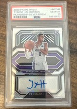 20-21 Panini Prizm - Rookie Penmanship THaliburton #RP-THB Silver Prizm (AU, RC)