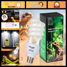 18W UVB Reptile Light Bulb - UVA UVB Lamp for Bearded Dragons, Lizards, Turtles