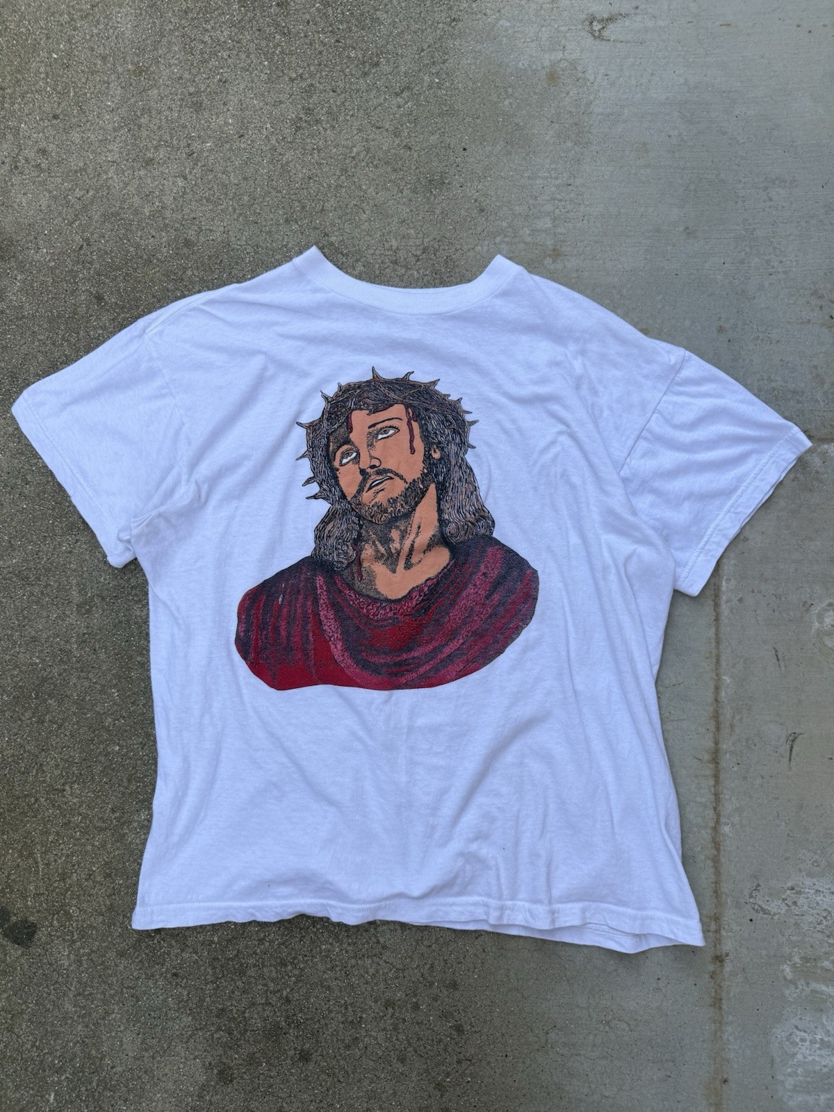 Vintage 90s Jesus Art tee