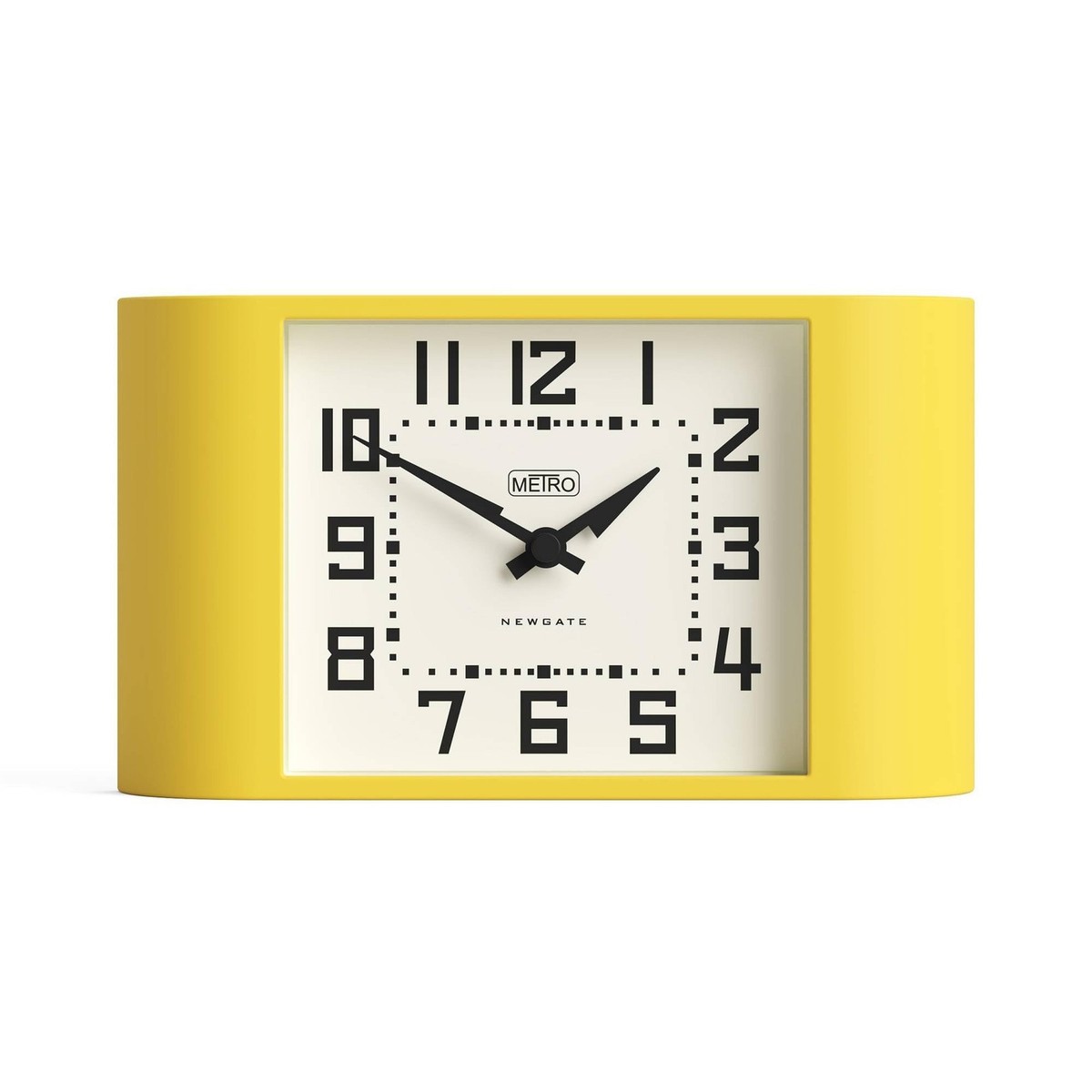 NEWGATE® Mini Metro Desk Clock | Retro Mantel Clock | Citrus