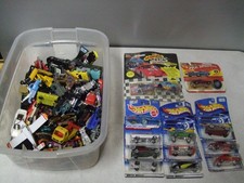 Huge Lot Of Hot Wheel Diecast Cars-Used  New-Over 100 Cars  Misc.