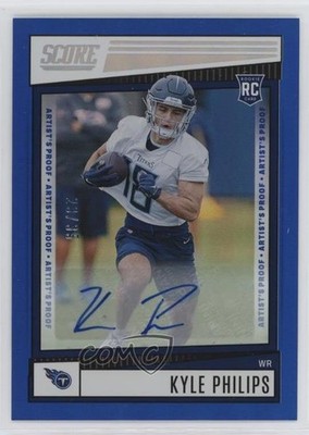 2022 Score Rookies Artist Proof Signatures 23/35 Kyle Philips Rookie Auto RC g4k