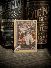 Aaron Judge 2025 Topps Update Wood Yankees Legends Unite /25
