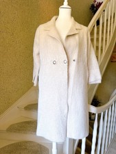 Damen Strickmantel Nerzflor  Gr. 38 ( Maße Beachten)~ Top~