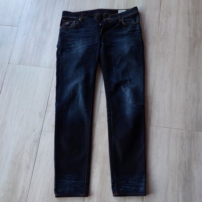 G-Star Raw 3301 Low Tapered Jeans W 34 L 36 Dunkelblau Top Zustand