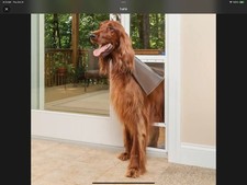 PetSafe Sliding Glass Pet Door/ Large Tall 1-130lb Pet/NIB /NR 