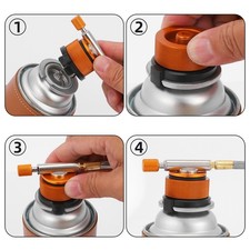 Außenpanzer Adapter Benzin Orange 44 G Aluminiumlegierung + Kunststoff – Bild 8