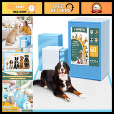 60 Count Extra Large Dog Pee Pads 28"x34" - Super Absorbent, Leak-Proof Puppy Tr