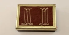 Park Sherman Inc.(Roseland, NJ) Desktop BANDS & CLIPS Storage Box / Vintage MCM