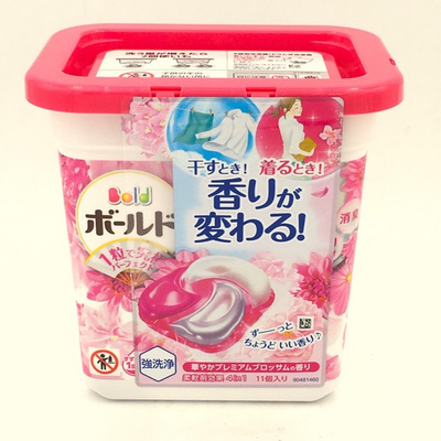 #ad Pamp;G Bold 4 In 1 Laundry Detergent Ball Flesh Flower Savon 11pcs日本寶潔洗衣球凝珠 玫瑰花香型 $16.99