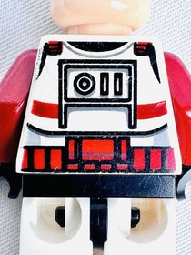 LEGO Commander Fox Misprint Rare (7681) - No Cracks (See Pics) - sw0202b - 2i
