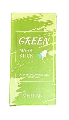 Meidián Green Mask Stick, Green Tea Oil Control Clean Solid Mask - New