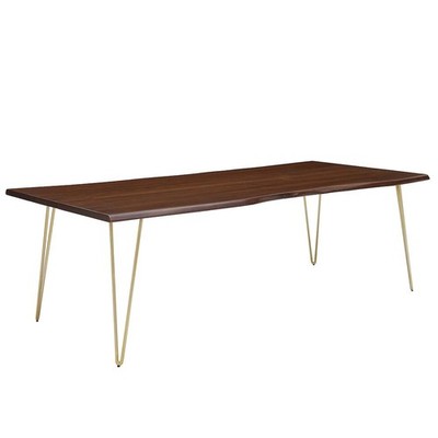 Ardor 96'' Live Edge Acacia Wood Acacia Wood Dining Table