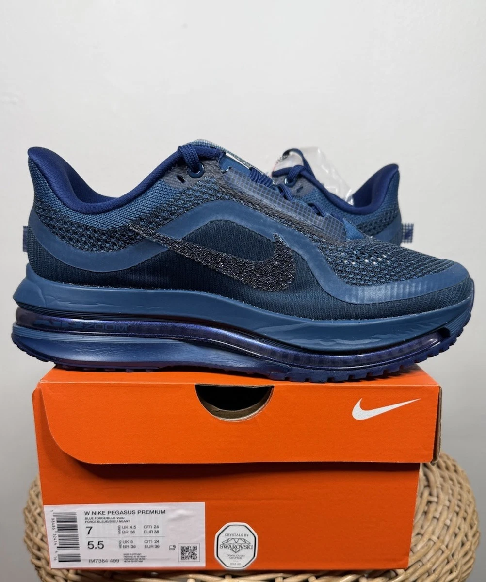 Swarovski x Nike Air Zoom Pegasus Premium Blue Force W for sale | eBay