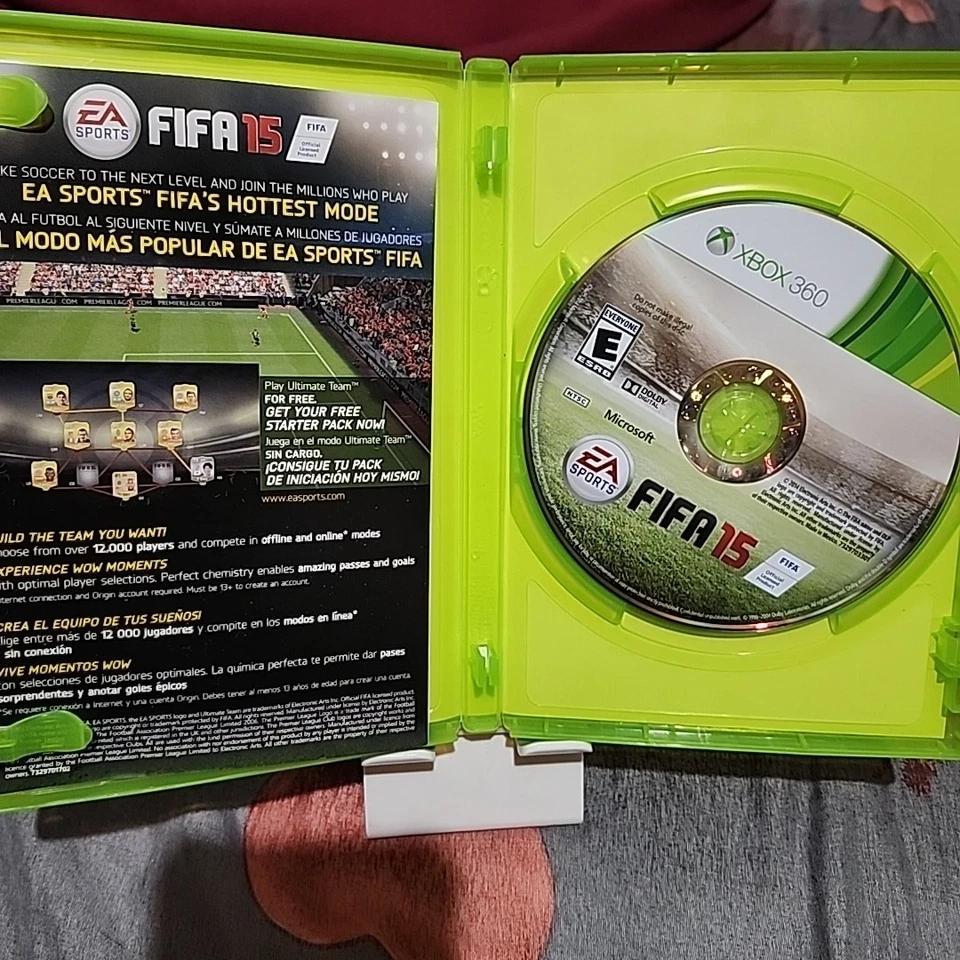 Microsoft Xbox 360 FIFA 15 EA Sports CD Video Game Rated E Everyone - Image 3 of 3