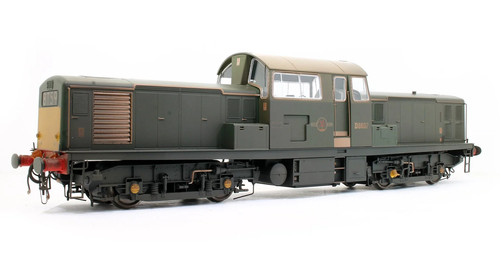 Heljan 1753 Class 17 Clayton BR grün D8607 (kleine gelbe Platte) Diesellok | Zustand: New