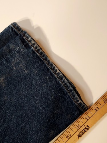 Lucky Brand Jeans Mens 32x32 Blue Dark Wash 363 Vintage Straight Candiani Denim - Picture 7 of 9