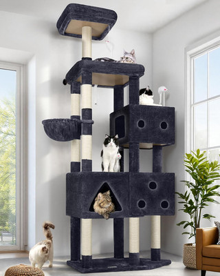 Extra Large Cat Tower, 81-Inch Tall Cat Tree for Big Cats 20 Lbs, XXL Heavy Duty