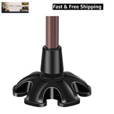 Cane Tips 6 Support Rubber Walking Cane Tips 3/4 Inch Heavy Duty, Universal S...