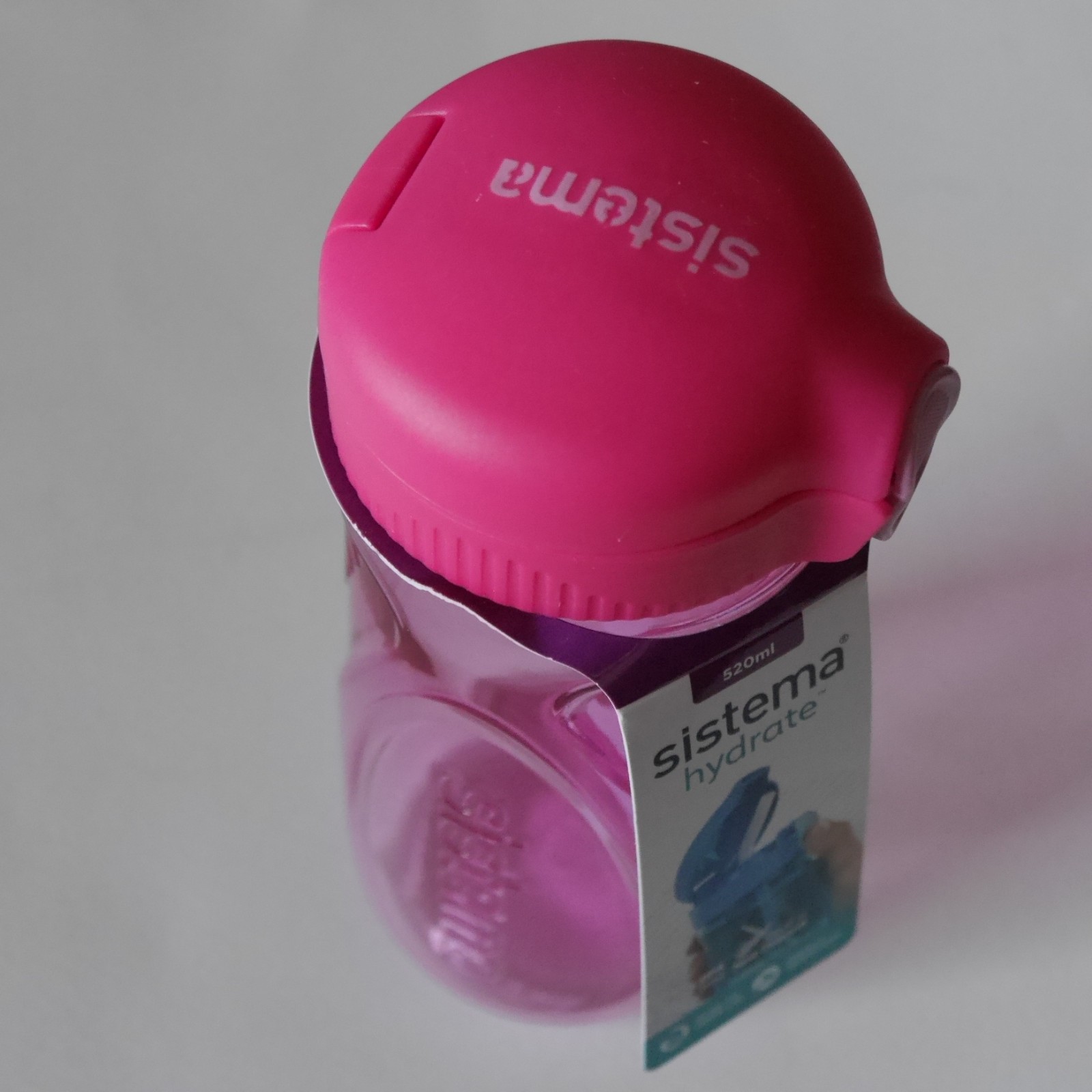 Sistema Hydrate Quick Flip Water Bottle | 520 ml | Sports Water Bottle with Straw | Kids Water Bottle in Assorted Colours - Image 11