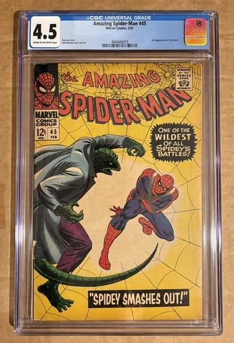 AMAZING SPIDER-MAN # 45 CGC 4.5 (1967)