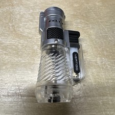 Vertigo Cyclone Triple Torch Cigar Lighter - Clear - New