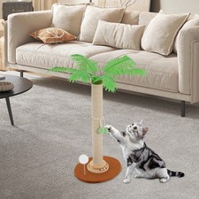 Scratching Post for Indoor Cats and Kitten, Coconut Tree Cat Scratching Post New