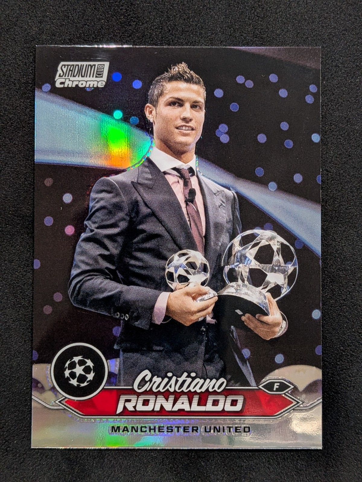 Cristiano Ronaldo 2023-24 Topps Stadium Club Chrome UEFA Refractor #7