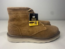Talla 7.5 Hombres CAT Caterpillar Narrate Gamuza Botas Dachshund Teckel Marrón Zapatos