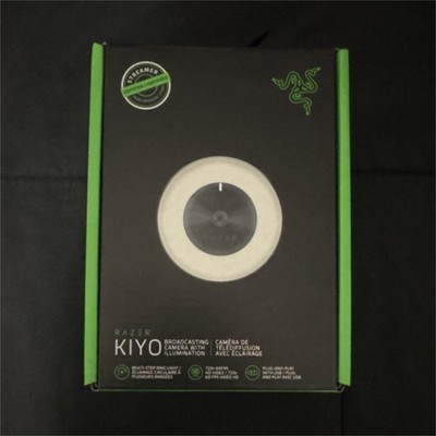 Razer Kiyo USB Webcam 60fps 720p Multi-Step Ring Light Clip-On Black