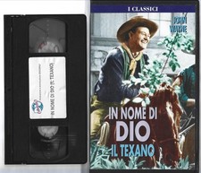 IN NOME DI DIO IL TEXANO VHS Film JOHN WAYNE