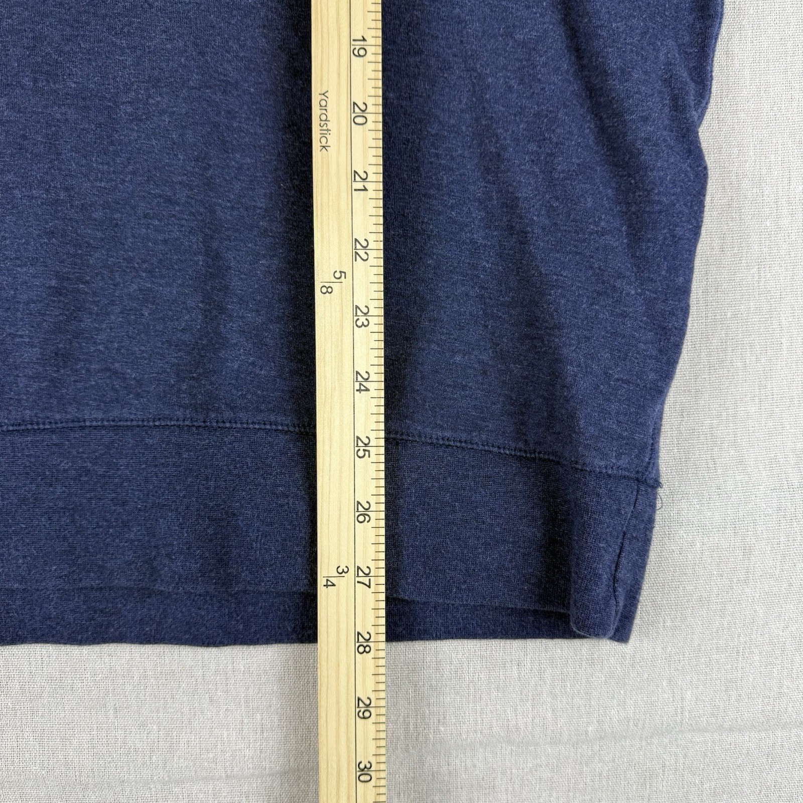 Polo Ralph Lauren Sweater Men's Large Navy Blue 1/4 Zip Pullover Preppy thumbnail 9