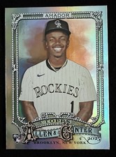 Adael Amador #102 Silver Portrait (RC) - 2025 Topps Allen & Ginter