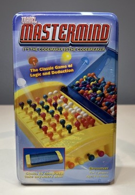 Travel Mastermind Tin Edition Codemaker Vs Code Breaker Compact Pressman