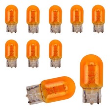 leechio 10 PCS 7443 Turn Signal Bulbs, 7443 Bulb, T20 12V/21W 10 PCS, Yellow