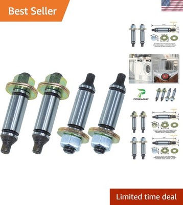 W10359271 & W10359272 Dryer Roller Shaft Set - Noise-Reducing Solution