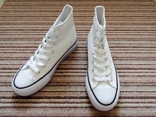 VTY Canvas Sneaker Hoch High-Top Weiß Gr.39