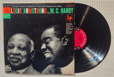 LOUIS ARMSTRONG Plays W.C. HANDY Orig '54 COLUMBIA DG Mono 1B/2F 6-Eye Jazz VG+